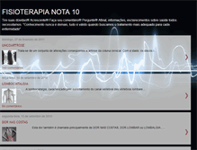 Tablet Screenshot of fisioterapianota10.blogspot.com