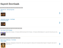 Tablet Screenshot of kayowkdownloads.blogspot.com