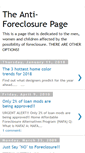 Mobile Screenshot of antiforeclosure.blogspot.com