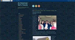 Desktop Screenshot of anamericangirlstravels.blogspot.com