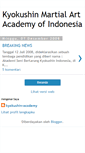 Mobile Screenshot of kyokushinacademy.blogspot.com