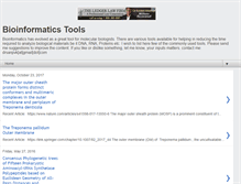 Tablet Screenshot of bioinformatictools.blogspot.com