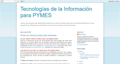 Desktop Screenshot of innovapymes.blogspot.com