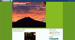 Desktop Screenshot of hansenreport.blogspot.com