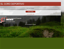 Tablet Screenshot of elcorodeportivo.blogspot.com