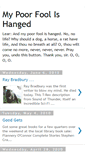 Mobile Screenshot of mypoorfoolishanged-keith.blogspot.com