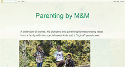 Desktop Screenshot of parentingbymm.blogspot.com