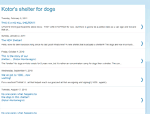 Tablet Screenshot of dogshelterkotor.blogspot.com