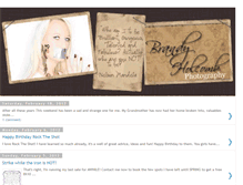 Tablet Screenshot of brandyholcomb.blogspot.com