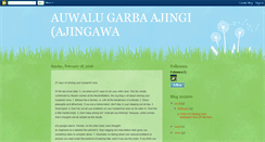 Desktop Screenshot of agajingi1.blogspot.com