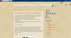 Desktop Screenshot of explanationofcreation.blogspot.com