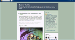 Desktop Screenshot of destroy-apathy.blogspot.com