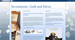 Desktop Screenshot of investgoldsilver.blogspot.com