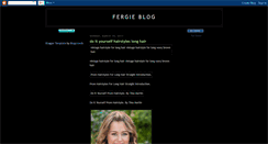 Desktop Screenshot of fergieeblog.blogspot.com