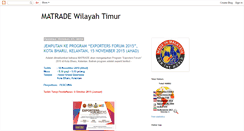 Desktop Screenshot of matradewilayahtimur.blogspot.com