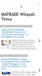 Mobile Screenshot of matradewilayahtimur.blogspot.com