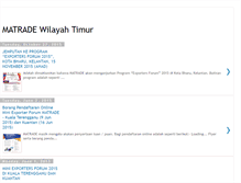 Tablet Screenshot of matradewilayahtimur.blogspot.com