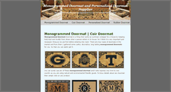 Desktop Screenshot of monogrammeddoormat.blogspot.com