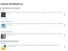 Tablet Screenshot of nionio-informatica.blogspot.com