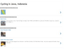 Tablet Screenshot of cyclinginjawa.blogspot.com