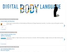 Tablet Screenshot of digitalbodylanguage.blogspot.com