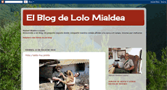 Desktop Screenshot of lolomialdea.blogspot.com