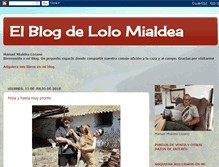 Tablet Screenshot of lolomialdea.blogspot.com