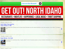 Tablet Screenshot of getoutnorthidaho.blogspot.com