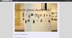 Desktop Screenshot of abookaboutdeathlife.blogspot.com