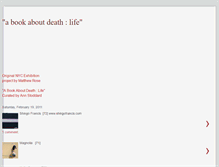 Tablet Screenshot of abookaboutdeathlife.blogspot.com