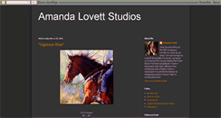 Desktop Screenshot of amandalovettstudios.blogspot.com