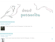 Tablet Screenshot of deadpassarita.blogspot.com