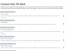 Tablet Screenshot of crescentpark7thward.blogspot.com