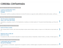 Tablet Screenshot of cordobacontaminada.blogspot.com