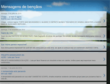 Tablet Screenshot of mensagensdebencaos.blogspot.com