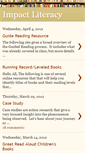 Mobile Screenshot of impactliteracy.blogspot.com