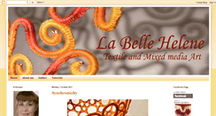 Desktop Screenshot of la-belle-helene-journal.blogspot.com