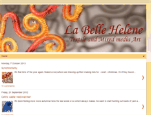 Tablet Screenshot of la-belle-helene-journal.blogspot.com