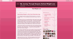 Desktop Screenshot of deepdarkweightloss.blogspot.com