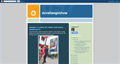Desktop Screenshot of duvaltangoshow.blogspot.com