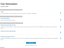 Tablet Screenshot of clan-detonadores.blogspot.com