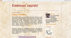 Desktop Screenshot of ewelowe.blogspot.com