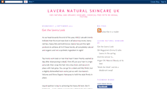 Desktop Screenshot of laveranaturalskincare.blogspot.com