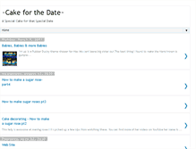 Tablet Screenshot of cakesforthedate.blogspot.com