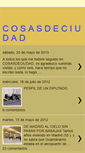 Mobile Screenshot of cosasdeciudad.blogspot.com