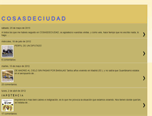 Tablet Screenshot of cosasdeciudad.blogspot.com