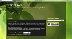 Desktop Screenshot of gandeste-verde.blogspot.com