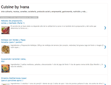 Tablet Screenshot of cuisine-by-ivana.blogspot.com