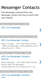 Mobile Screenshot of messengercontacts.blogspot.com