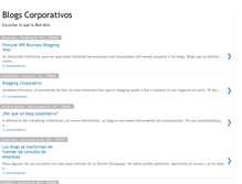 Tablet Screenshot of blogscorporativos.blogspot.com